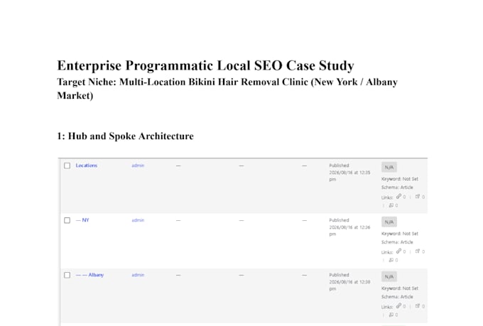 build target 1000 programmatic local SEO pages using wp all import